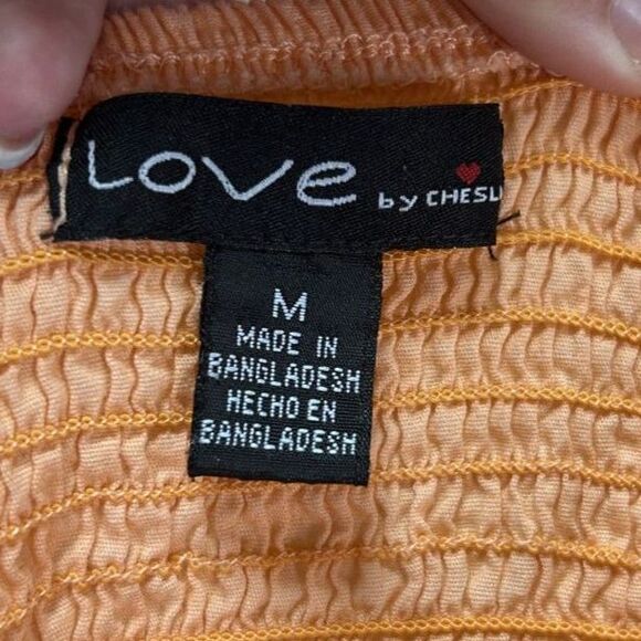 Womens Sherbet Corset Long Sleeve Top Sz M Peasant Milkmaid Ren Faire Lace Up - Picture 10 of 11